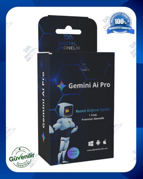 Google Gemini Pro – 1 Yıllık Premium Abonelik