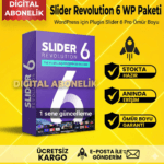Slider Revolution 6 PRO – Eklentisi(Ömür Boyu Sınırsız Lisans ve 1 Yıl Güncelleme)
