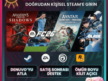 Steam 93.000+ Oyun | Kendi Kişisel Steam Hesabınla Oyna| Ömür Boyu Güncelleme