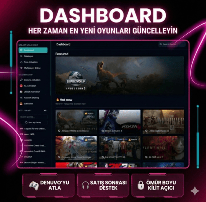 Steam 93.000+ Oyun | Kendi Kişisel Steam Hesabınla Oyna| Ömür Boyu Güncelleme - Görsel 2