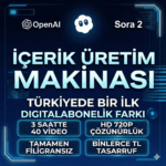 Sora 2 Pro – %100 Orijinal İçerik Üretim Sistemi Filigransız