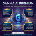Gamma AI Premium - Yapay Zeka Destekli Sunum, Doküman ve Web Tasarım Aracı