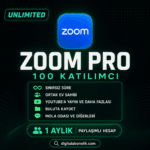 Zoom PRO 1 Aylık Hesap - Toplantı Yazılımı Premium