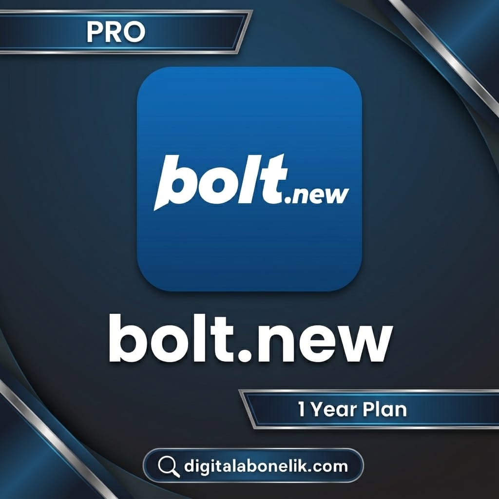 image.png_202604272315 Bolt.new AI Pro Kurulumsuz (No‑Setup) Geliştirme 1 Senelik Abonelik - Görsel 1