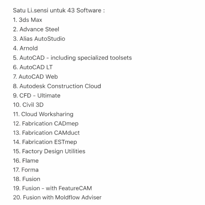 Autodesk All Apps 2026 Lisansı – Resmi 3 Yıllık Single User | 43 Uygulama (AutoCAD, Revit, Fusion 360 Dahil) - Görsel 2