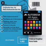 Autodesk All Apps 2026 Lisansı – Resmi 3 Yıllık Single User | 43 Uygulama (AutoCAD, Revit, Fusion 360 Dahil)