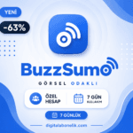 BuzzSumo Premium 7 Gün – İçerik ve Trend Analizi | Hesap Teslim