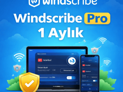 Windscribe Pro - 1 Aylık