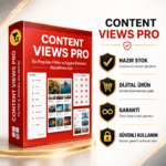WP Content Views PRO – WordPress İçerik Filtre & Grid Eklentisi (Ömür Boyu Lisans ve Güncelleme))