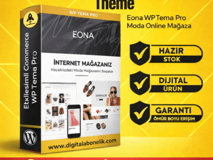 WP Theme EONA – Fashion Online Store E-ticaret WordPress Teması (Ömür Boyu Lisans ve Güncelleme)