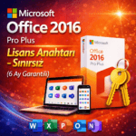 Office 2016 Pro Plus Lisans Anahtarı – Sınırsız (6 Ay Garantili)