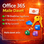 Office 365 (Maile Davet) 1 Yıllık