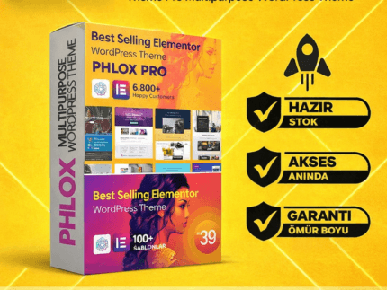 Phlox PRO Theme Elementor – Çok Amaçlı WordPress Teması (Ömür boyu Güncelleme)