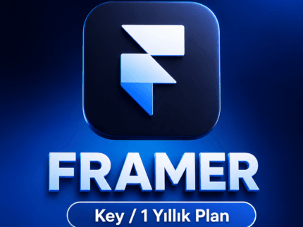 Framer Pro 1 Yıllık – Promosyon Kodu ile Teslim | 150 Sayfa, Relational CMS, Staging, Custom Domain, 100 GB