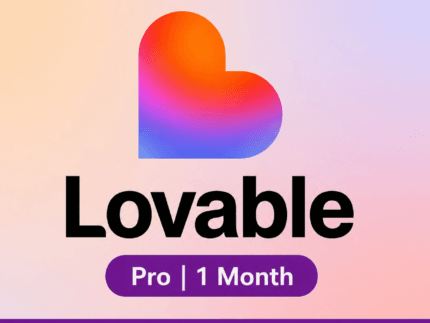 Lovable AI Pro | 1 Aylık 1020 Kredi | Kendi Hesabına Tanımlanır