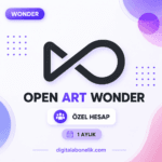 OpenArt AI Wonder Özel Hesap | 106.000 Kredi, ~1.300 Video, 353 Karakter, One-Click Story, Ticari Kullanım | 1 Aylık | %60 Tasa