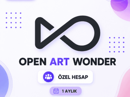 OpenArt AI Wonder Özel Hesap | 106.000 Kredi, ~1.300 Video, 353 Karakter, One-Click Story, Ticari Kullanım | 1 Aylık | %60 Tasa