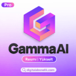 Gamma AI Pro – Kişisel Hesap | 1-3-6-12 Ay | %80 Tasarruf | Tam Garantili