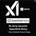 SuperGrok Heavy 1 Yıllık Abonelik – Kişiye Özel Hesap | Grok 4 & DeepSearch