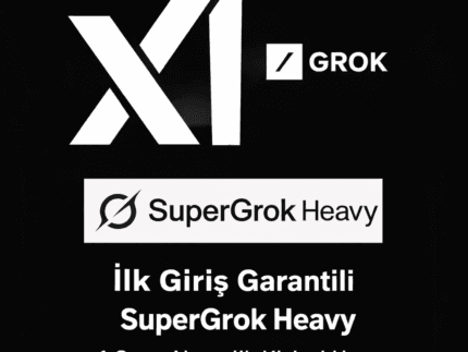 SuperGrok Heavy 1 Yıllık Abonelik – Kişiye Özel Hesap | Grok 4 & DeepSearch