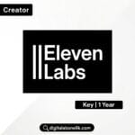 ElevenLabs Creator 1 Yıllık – %80 Tasarruf | Promosyon Kodu Teslim | 100K Kredi, Ses Klonlama, Ticari Lisans