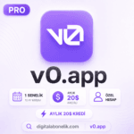 v0 AI 20$ Aylık Kredi Paketi – 1 Yıllık Promosyon v0 by Vercel UI Üretici