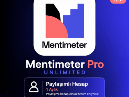 Mentimeter Pro Unlimited - 1 Aylık Paylaşımlı Hesap
