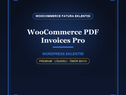 WooCommerce PDF Invoices Pro WordPress eklentisi - DigitalAbonelik