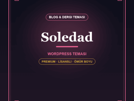 Soledad WordPress temasi - DigitalAbonelik