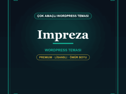 Impreza WordPress temasi - DigitalAbonelik