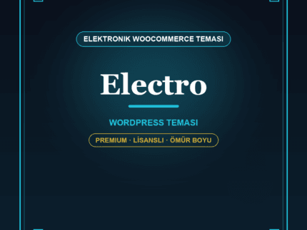 Electro WordPress temasi - DigitalAbonelik