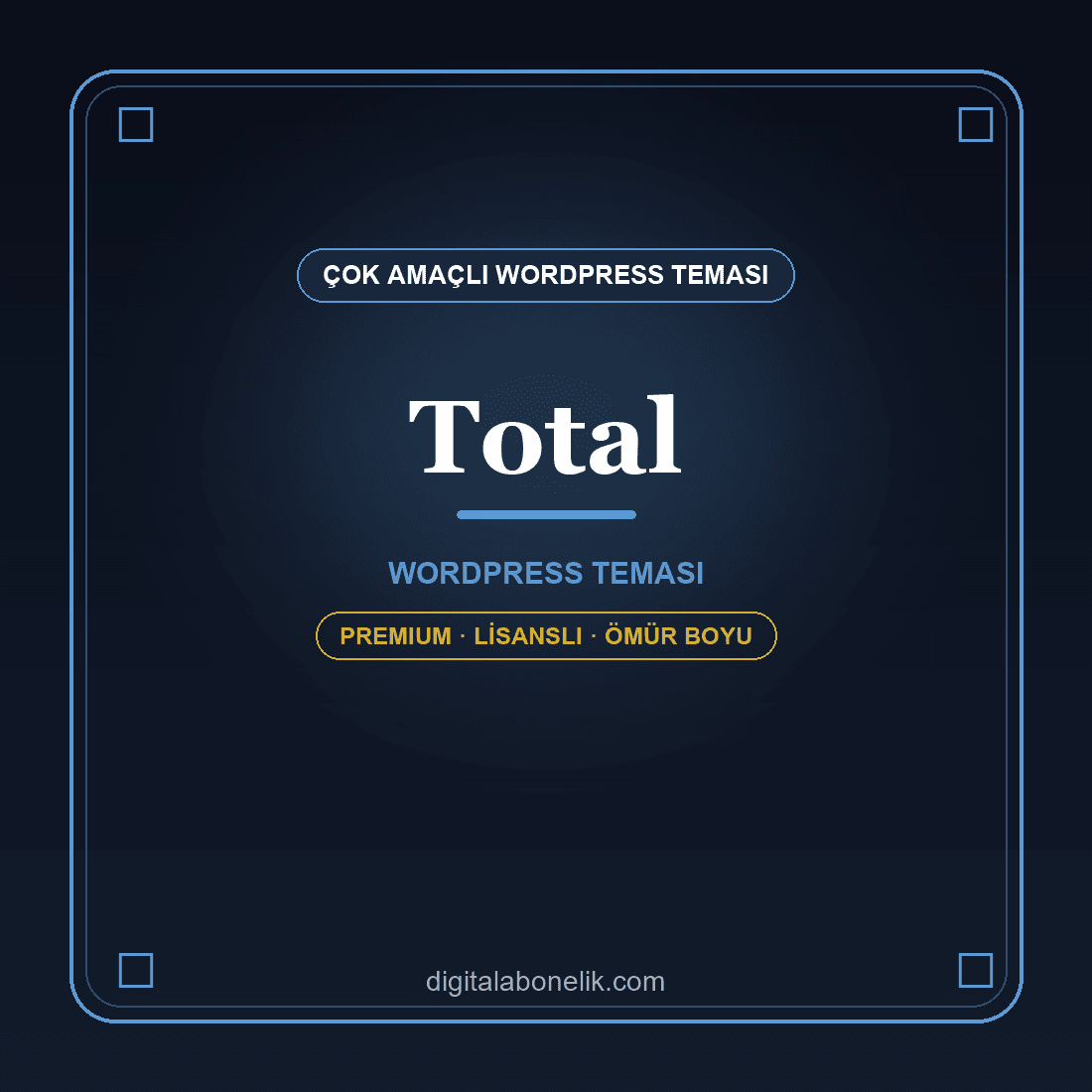Total - Çok Amaçlı WordPress Teması Total WordPress temasi - DigitalAbonelik