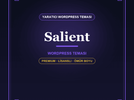 Salient WordPress temasi - DigitalAbonelik