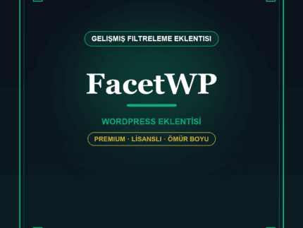 FacetWP WordPress eklentisi - DigitalAbonelik