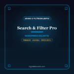 Search & Filter Pro WordPress eklentisi - DigitalAbonelik
