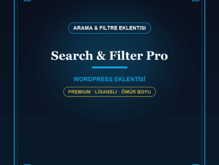 Search & Filter Pro WordPress eklentisi - DigitalAbonelik