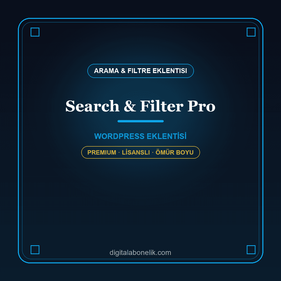 Search & Filter Pro - Arama & Filtre Eklentisi Search & Filter Pro WordPress eklentisi - DigitalAbonelik