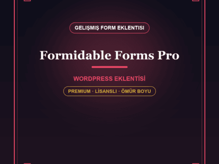 Formidable Forms Pro WordPress eklentisi - DigitalAbonelik