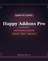Happy Addons Pro WordPress eklentisi - DigitalAbonelik