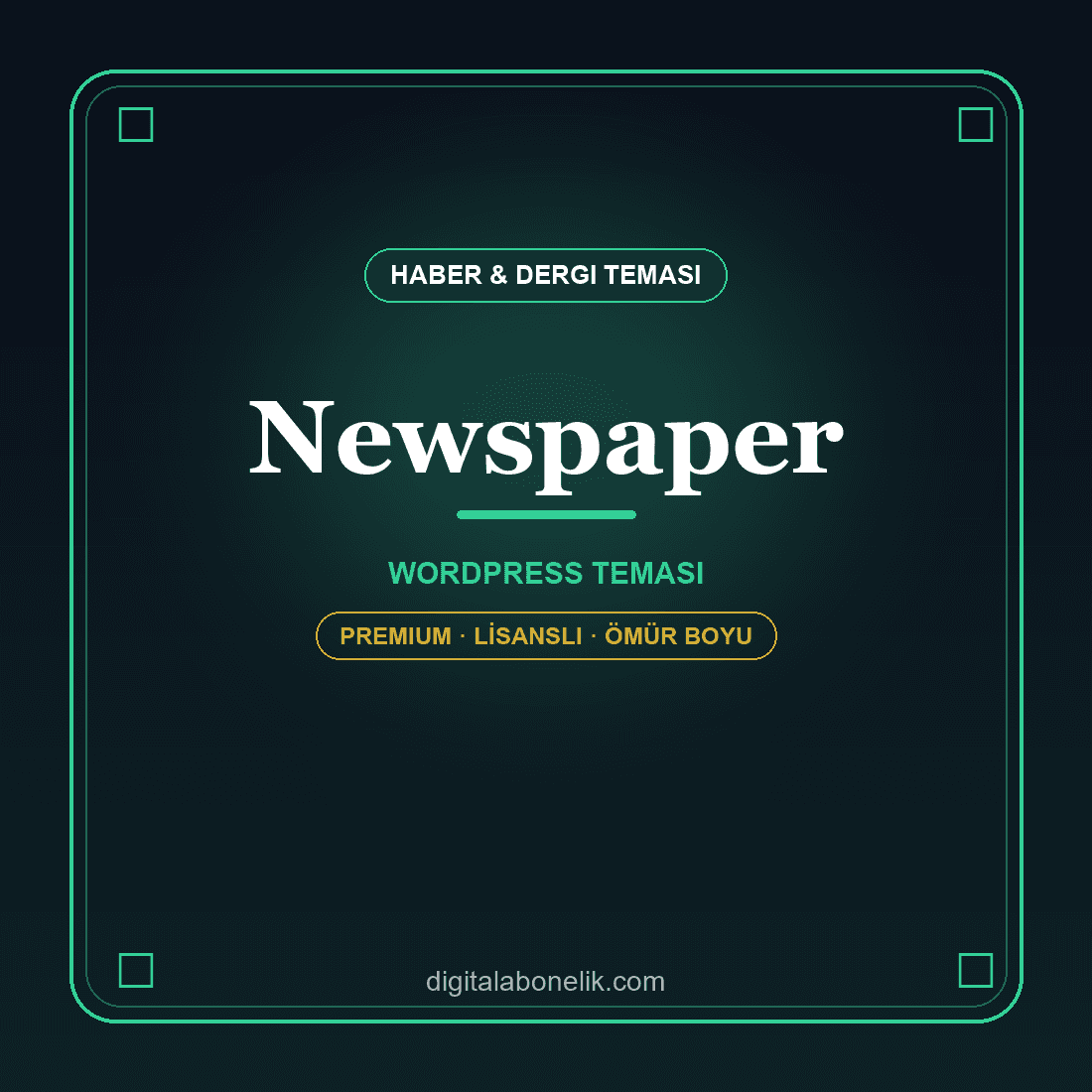 Newspaper - Haber & Dergi Teması Newspaper WordPress temasi - DigitalAbonelik