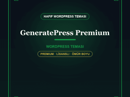 GeneratePress Premium WordPress temasi - DigitalAbonelik