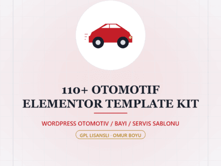 110+ Otomotif Elementor Template Kit - DigitalAbonelik