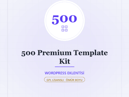 500 Premium Template Kit - DigitalAbonelik