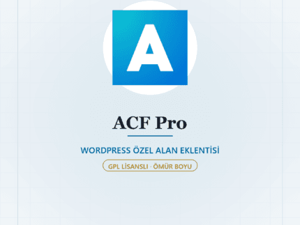 ACF Pro - Wordpress Özel Alan Eklenti̇si̇ - DigitalAbonelik