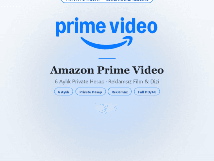 Amazon Prime Video 6 Aylık Private Hesap Reklamsız - DigitalAbonelik