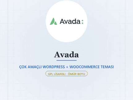 Avada - Çok Amaçli Wordpress + Woocommerce Temasi - DigitalAbonelik