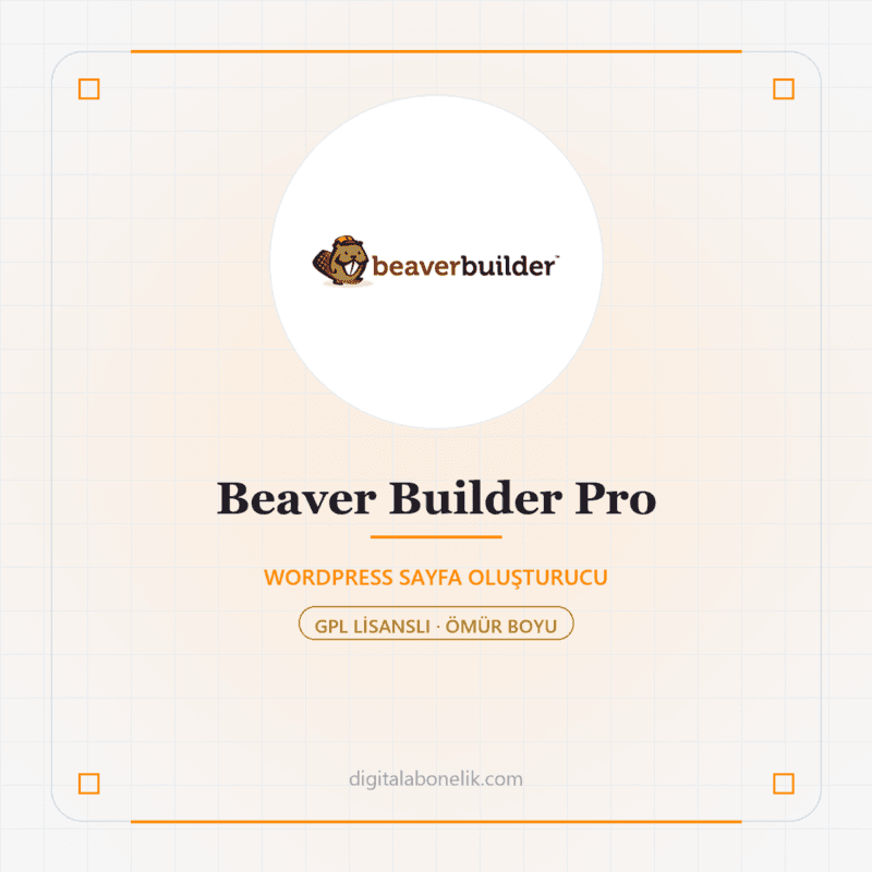 Beaver Builder Pro - DigitalAbonelik