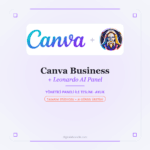 Canva Business Panel Leonardo AI Dahil Aylık - DigitalAbonelik