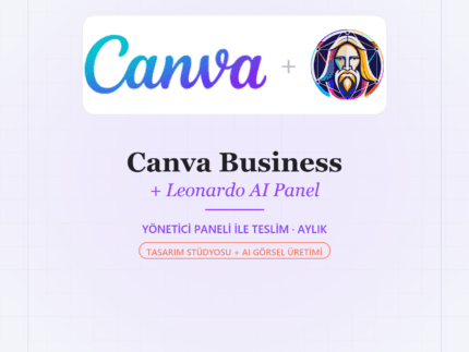 Canva Business Panel Leonardo AI Dahil Aylık - DigitalAbonelik