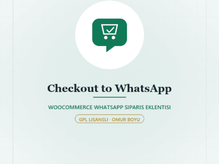 Checkout to WhatsApp - DigitalAbonelik